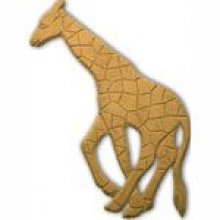 Girafe MDF à peindre 12 cm x 16 cm